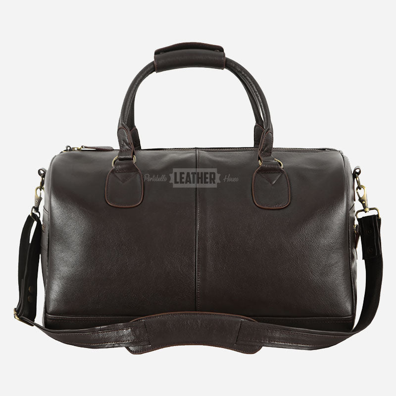 VENTURIST Medium Leather Holdall Brown