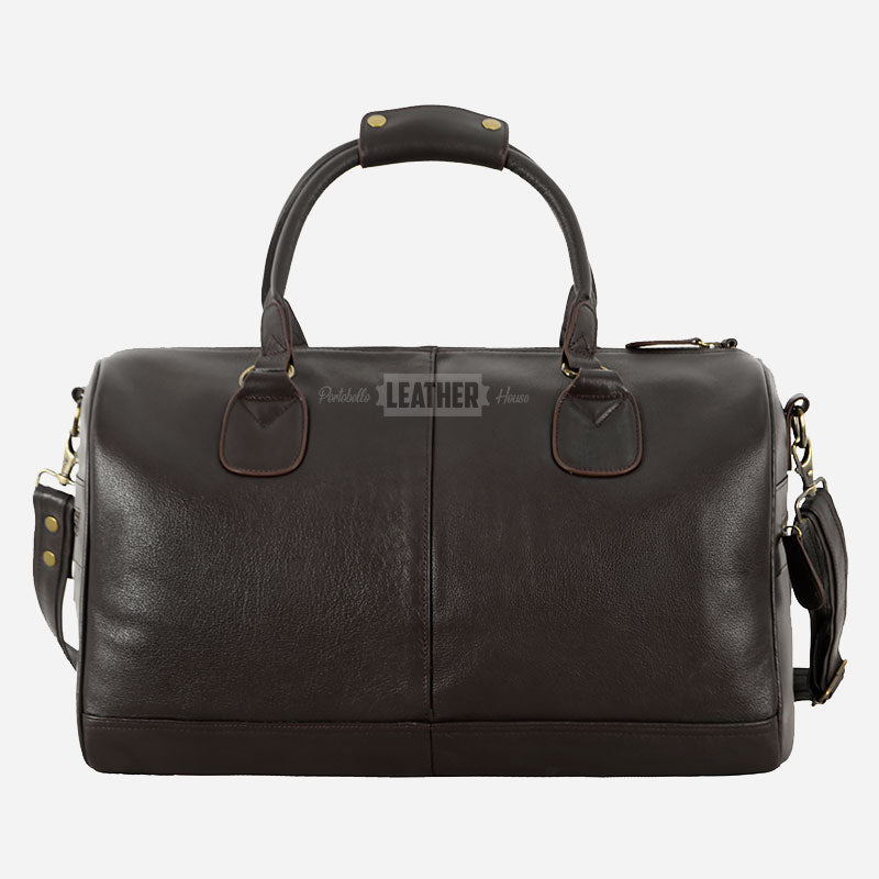 VENTURIST Medium Leather Holdall Brown