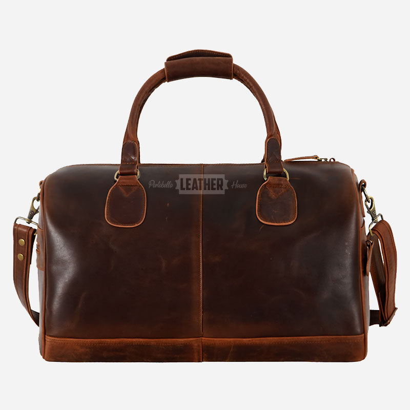 VENTURIST Medium Vintage Leather Holdall