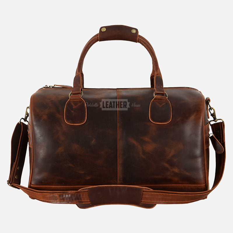 VENTURIST Medium Vintage Leather Holdall