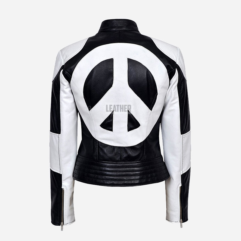 HEART & PEACE Women's Leather Jacket