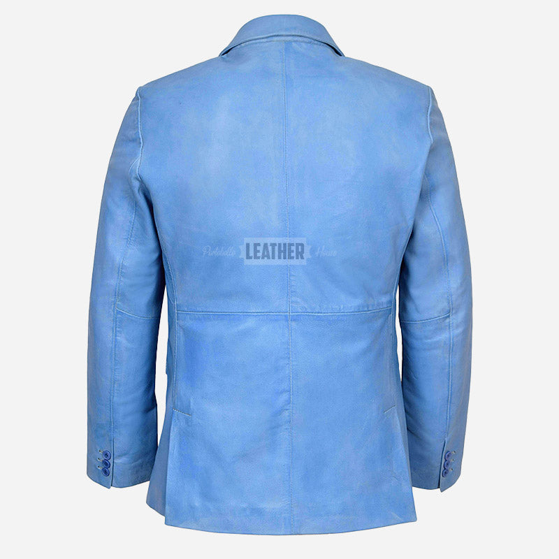 MALRIN Men's Leather Blazers