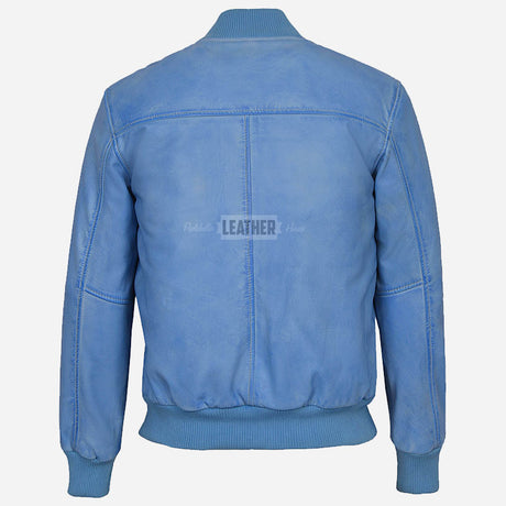 HOUSTON MA-1 Leather Bomber Flight Jacket