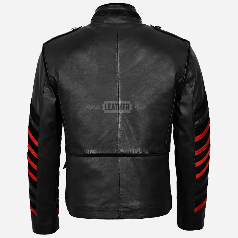 BRIGADE Military Parade Leather Jacket