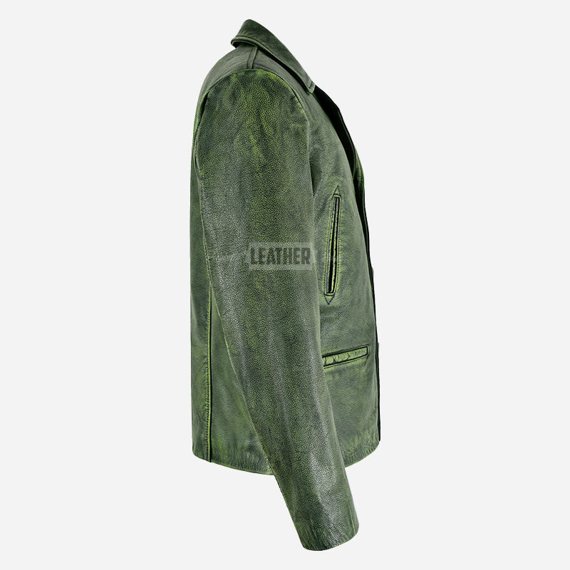 REIGNMARK Men's Vintage Leather Jacket