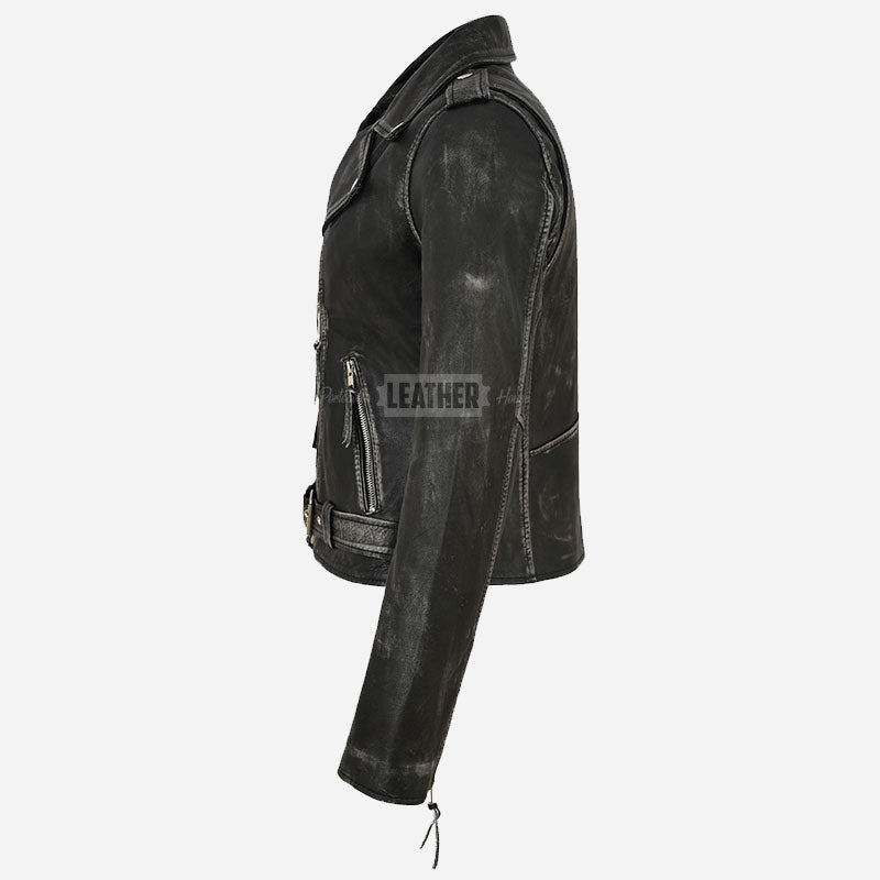 SYSSA Women’s Leather Biker Jacket