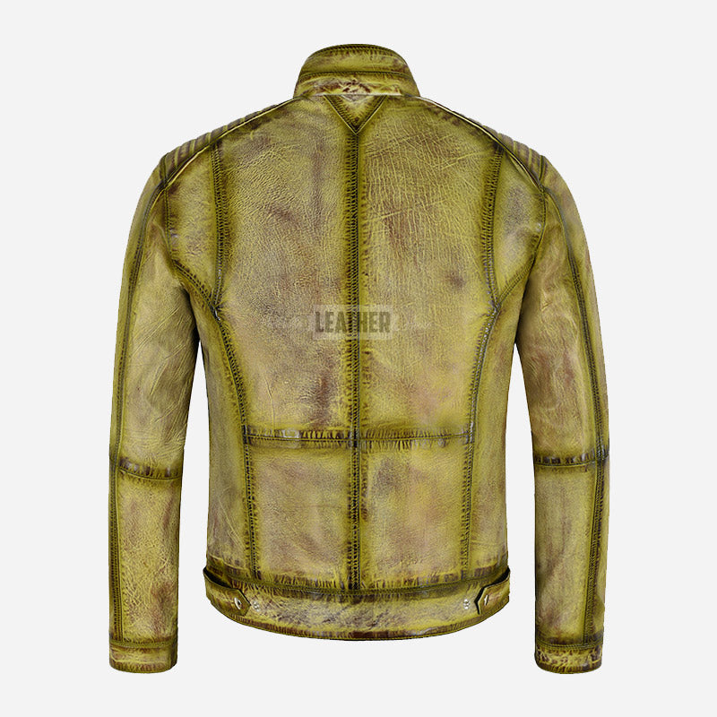 EMBERCLOAK Rusty Racer Leather Jacket