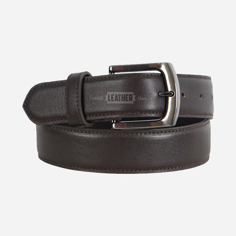 Men's Leather Formal Belt