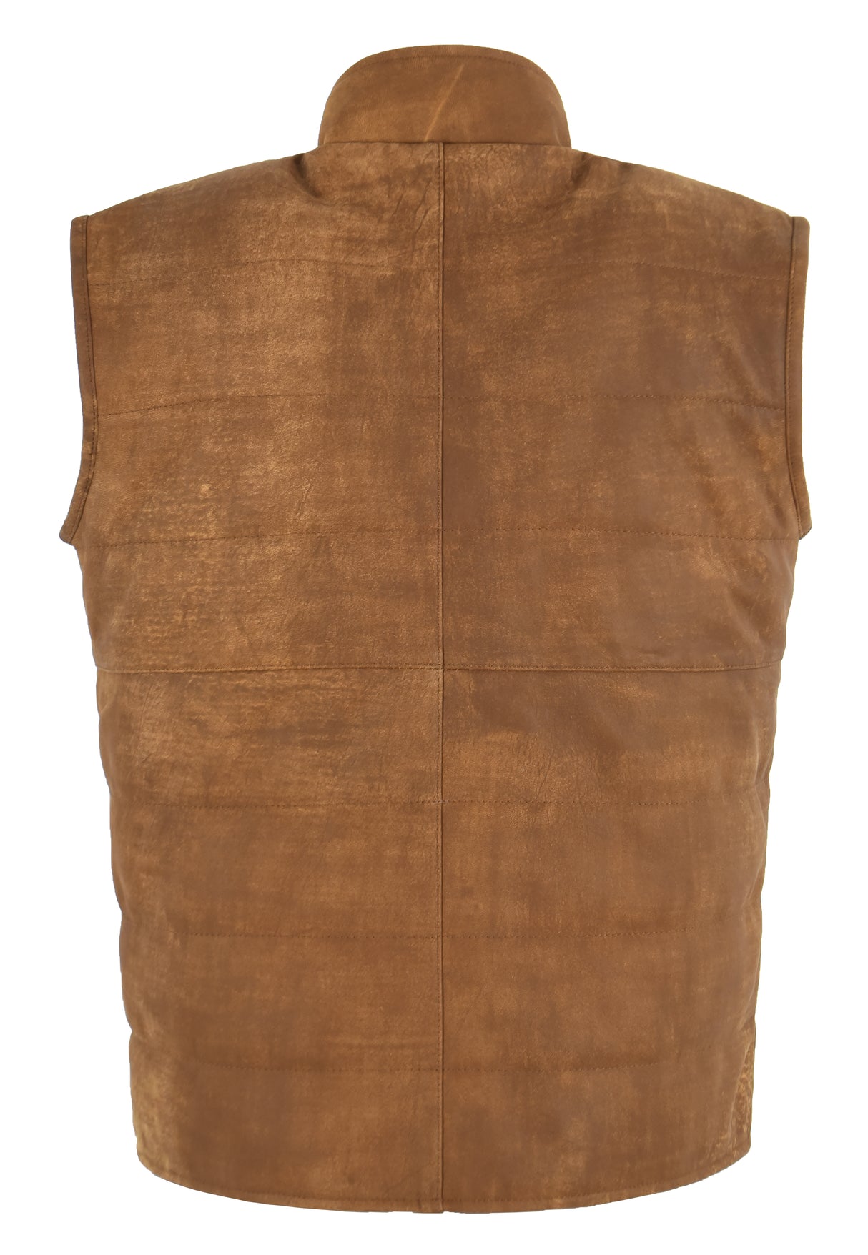 DOFF Men's Leather Gilet