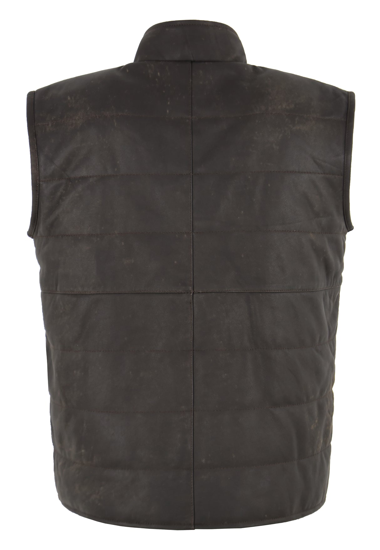 DOFF Men's Leather Gilet