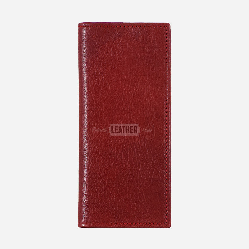 Red Leather Coat Wallet