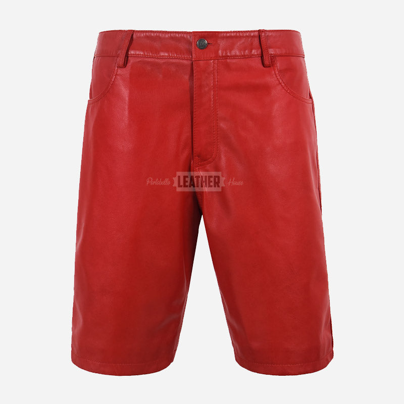 REVVE Men’s Leather Shorts