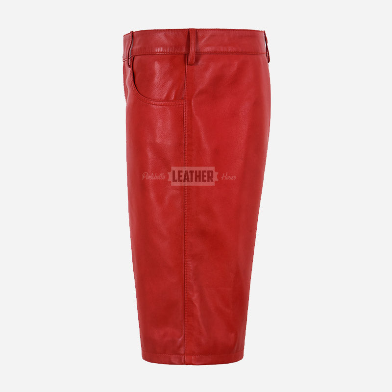 REVVE Men’s Leather Shorts