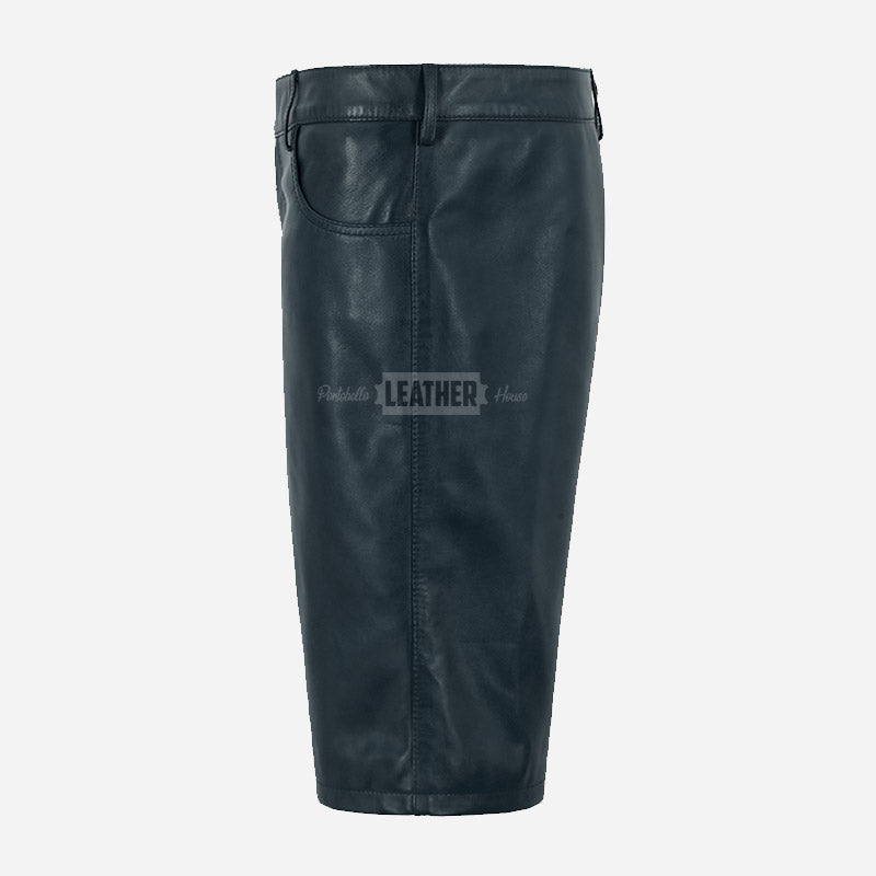 REVVE Men’s Leather Shorts