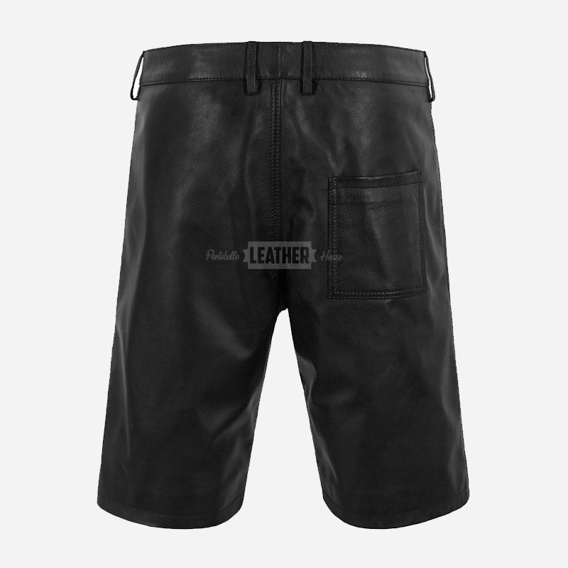 REVVE Men’s Leather Shorts