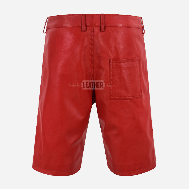 REVVE Men’s Leather Shorts