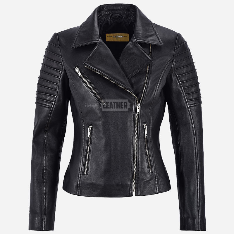 VIONEL Leather Biker Jacket