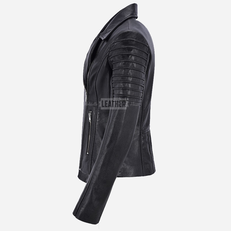 VIONEL Leather Biker Jacket