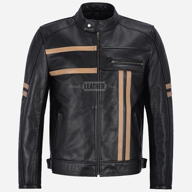 HASK Leather Racer Jacket