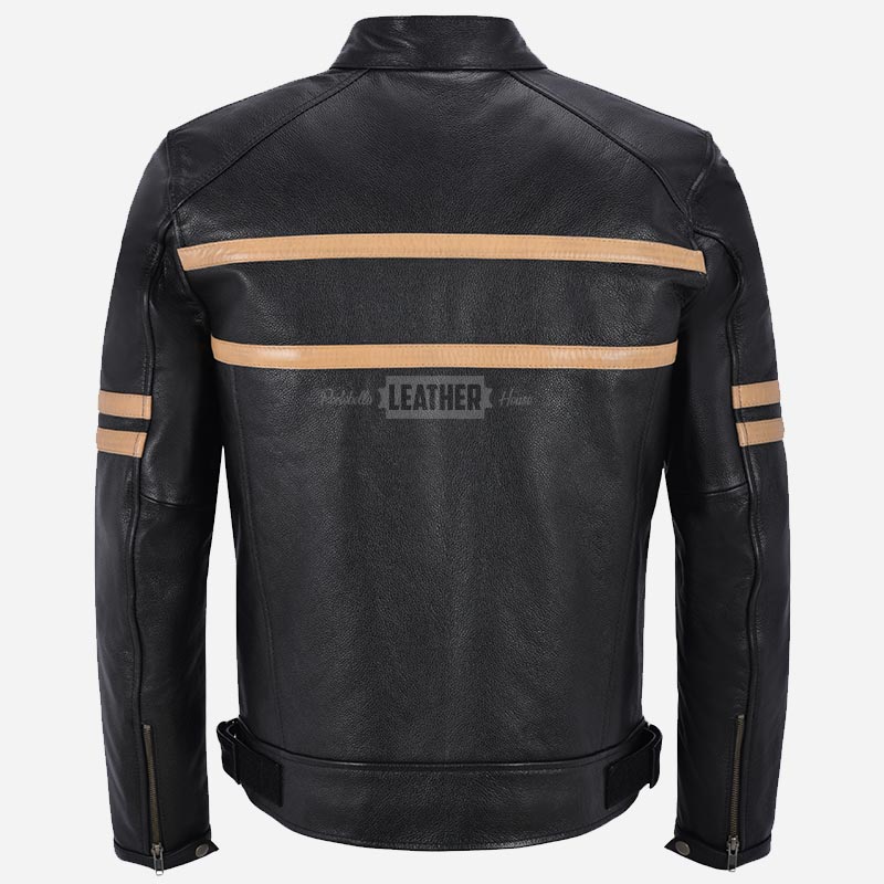 HASK Leather Racer Jacket