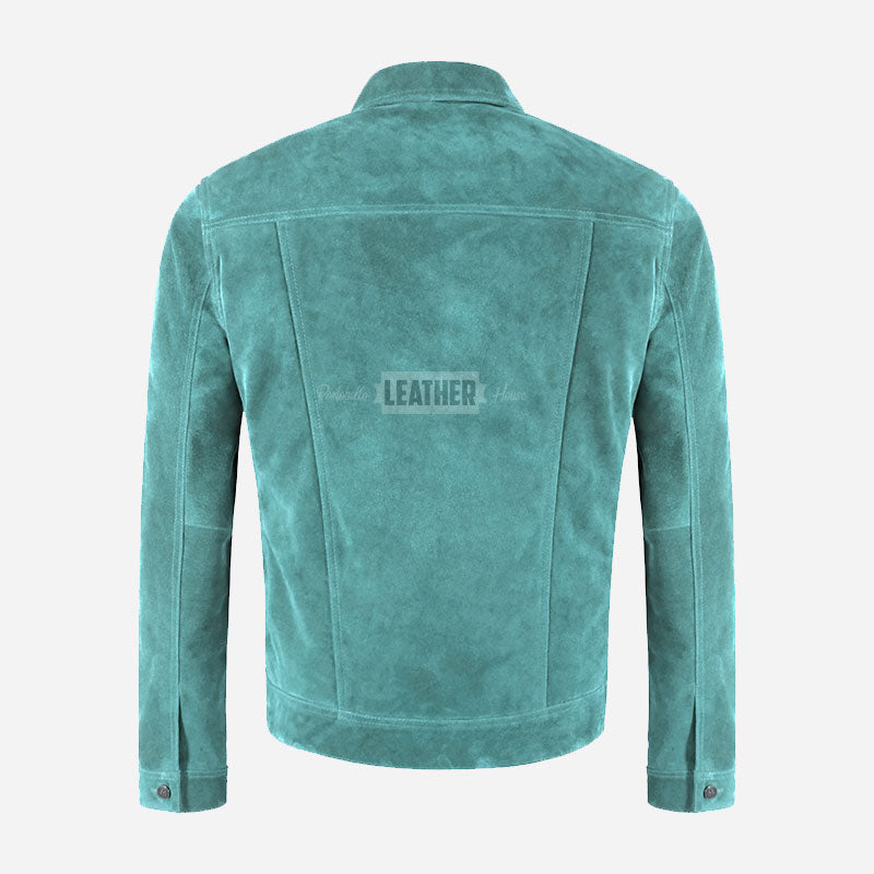 JAXLEY Men's Suede Trucker Jacket