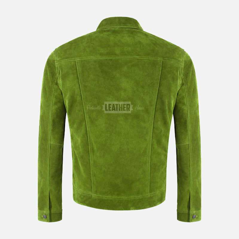 JAXLEY Men's Suede Trucker Jacket