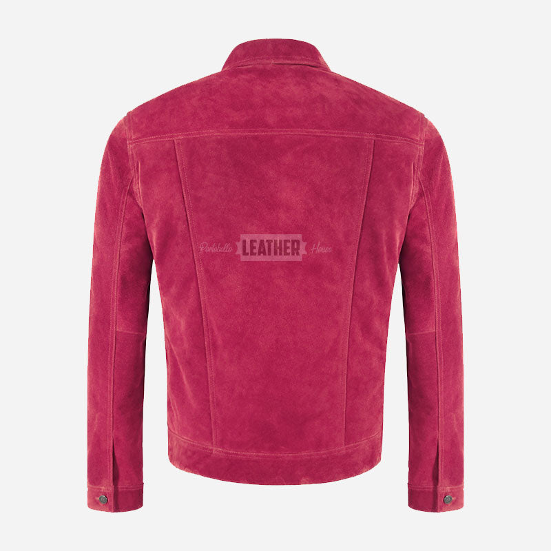 JAXLEY Men's Suede Trucker Jacket