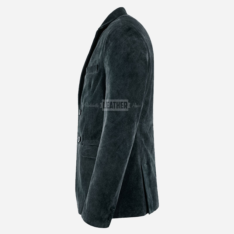 MALRIN Men's Suede Leather Blazer