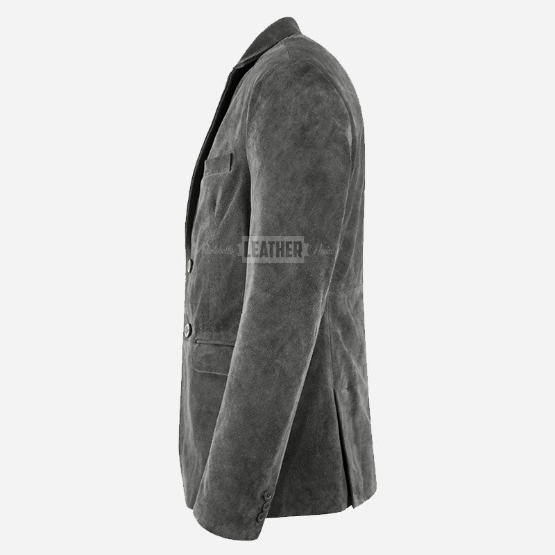 MALRIN Men's Suede Leather Blazer