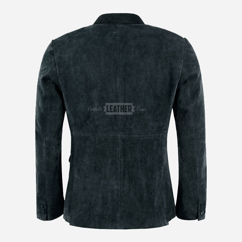 MALRIN Men's Suede Leather Blazer