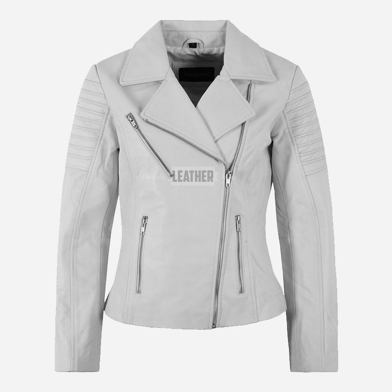 EMBERLYN Women's Leather Biker Jacket