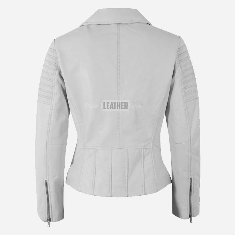 EMBERLYN Women's Leather Biker Jacket
