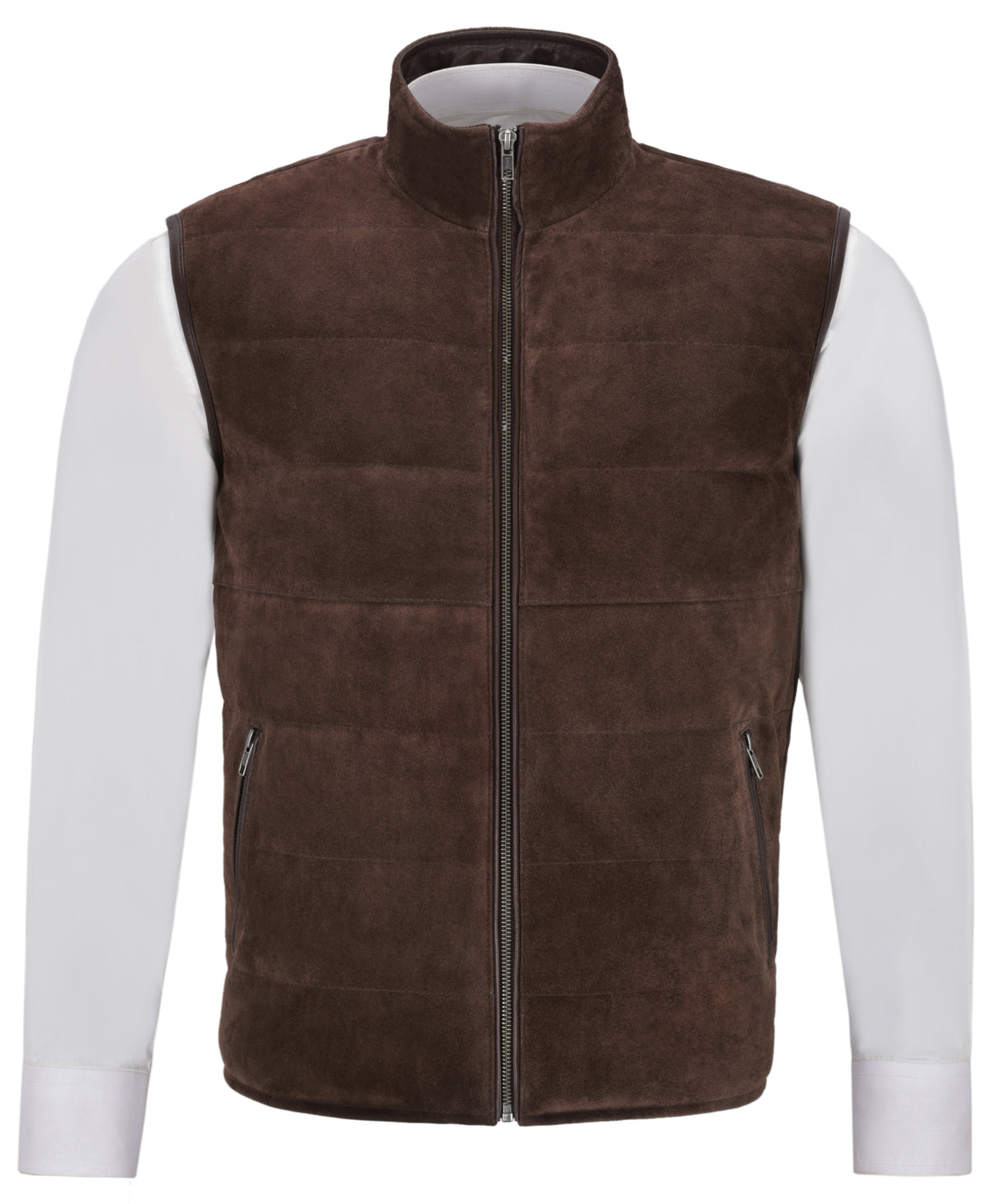 DOFF Men's Suede Leather Gilet