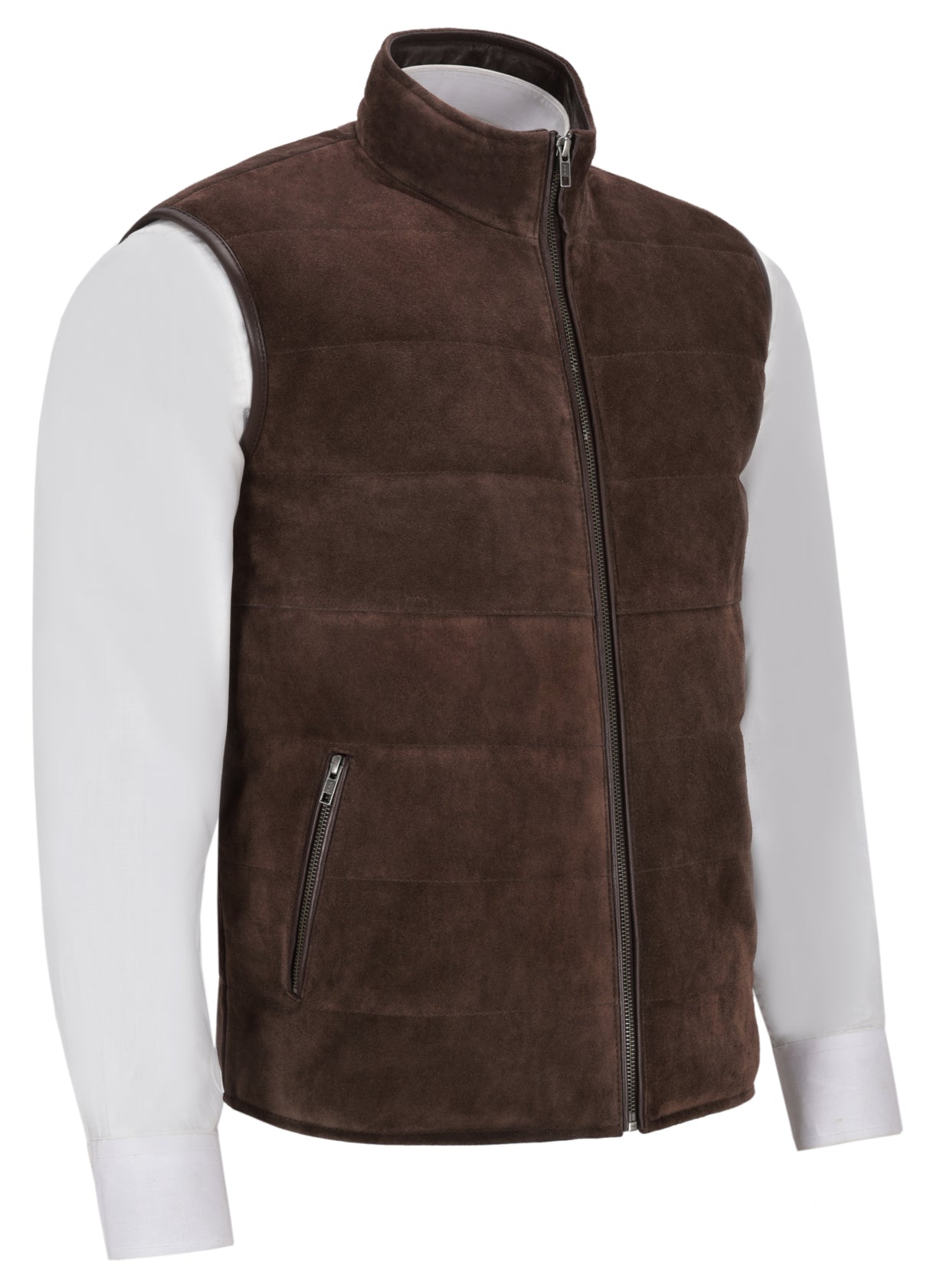 DOFF Men's Suede Leather Gilet