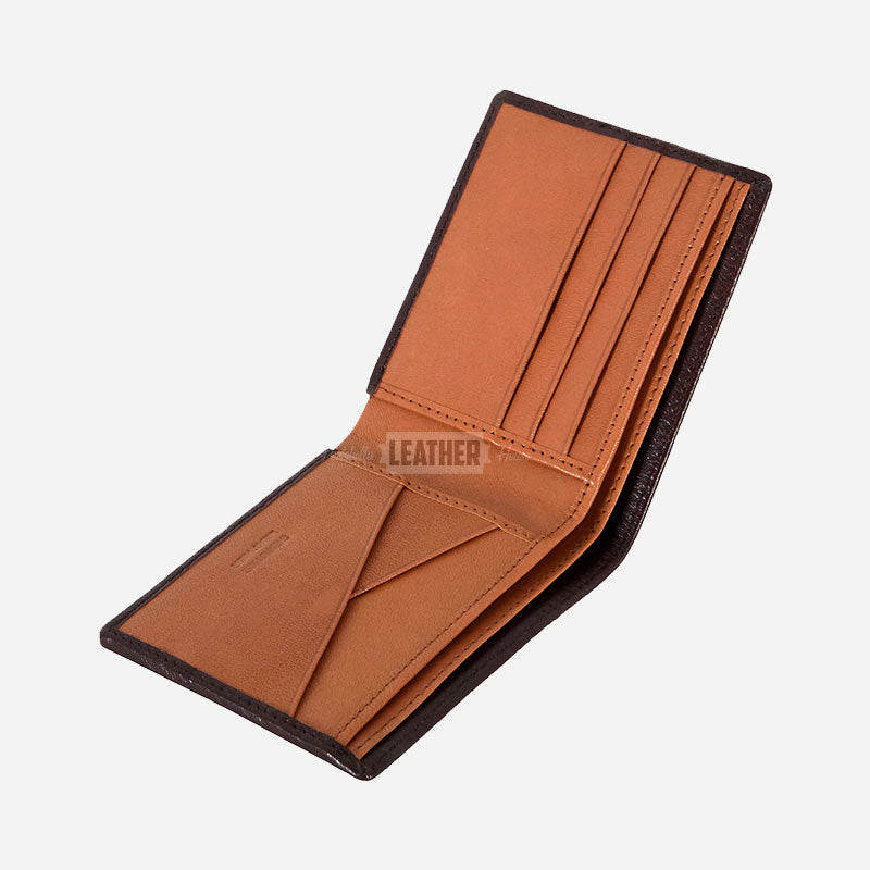 Brown Leather Wallet - RFID Protected