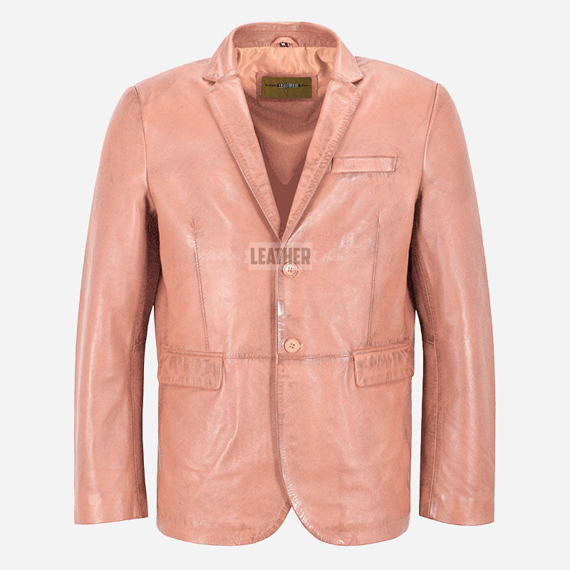 MALRIN Men's Leather Blazers