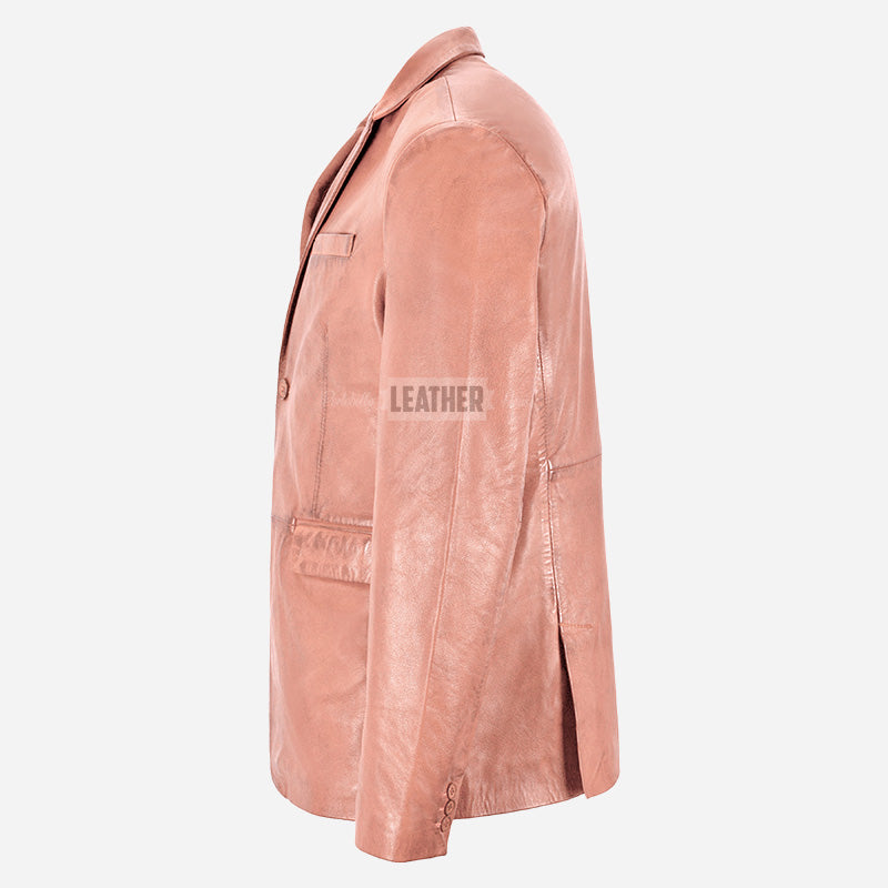 MALRIN Men's Leather Blazers