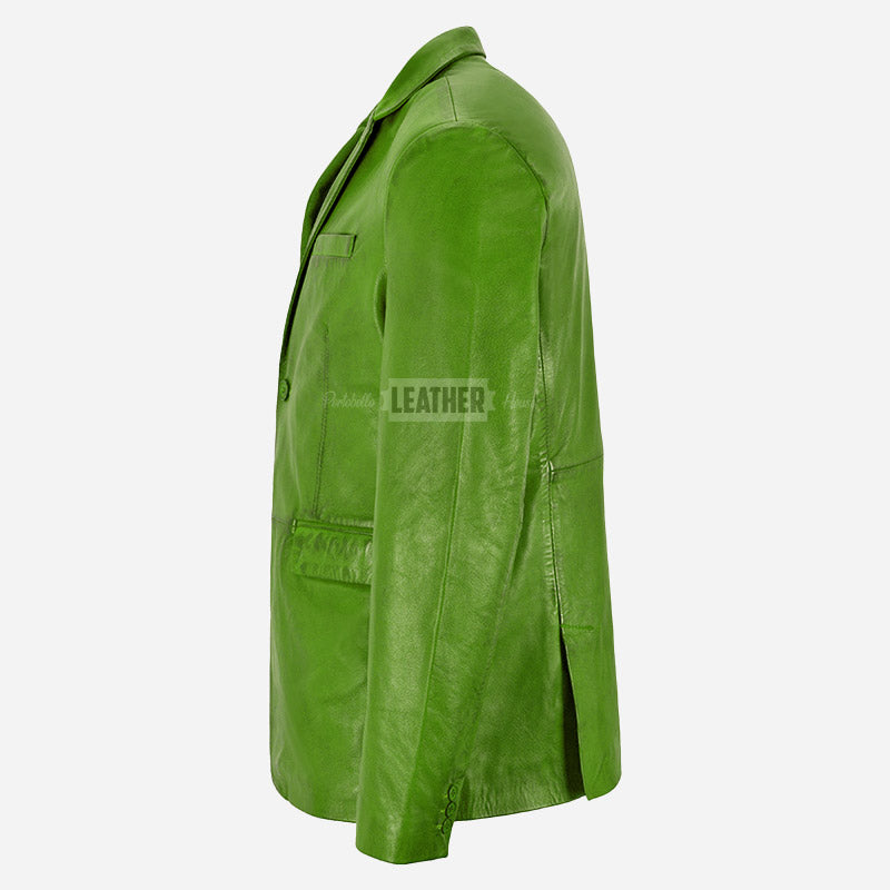 MALRIN Men's Leather Blazers