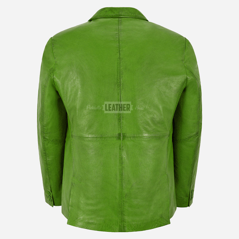 MALRIN Men's Leather Blazers