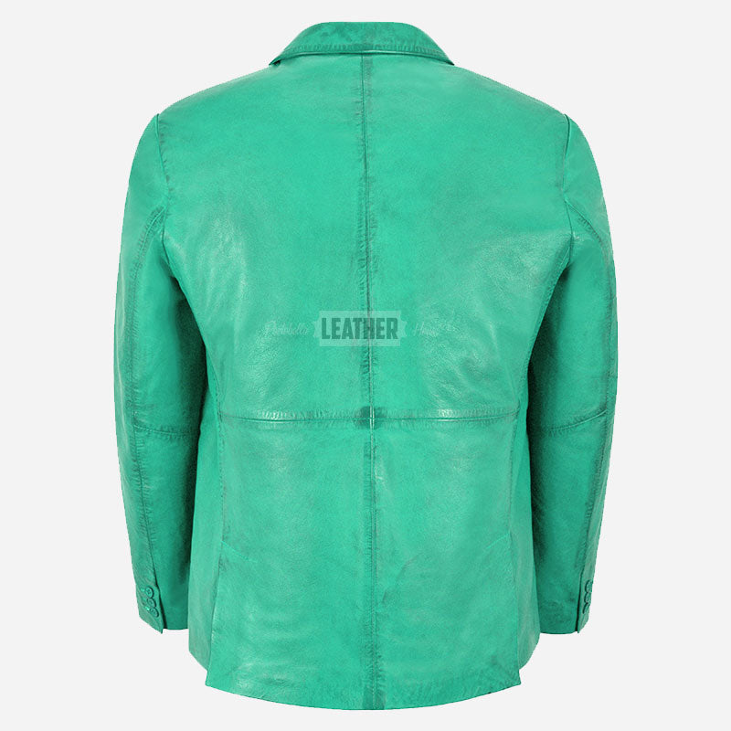 MALRIN Men's Leather Blazers