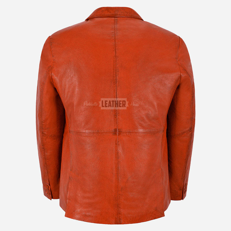 MALRIN Men's Leather Blazers