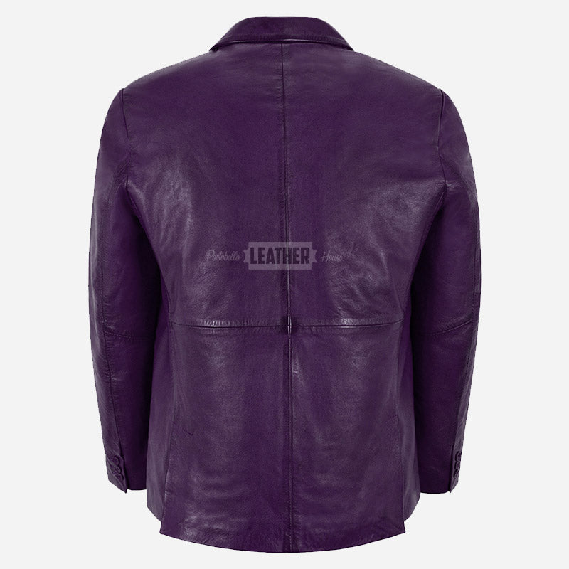 MALRIN Men's Leather Blazers