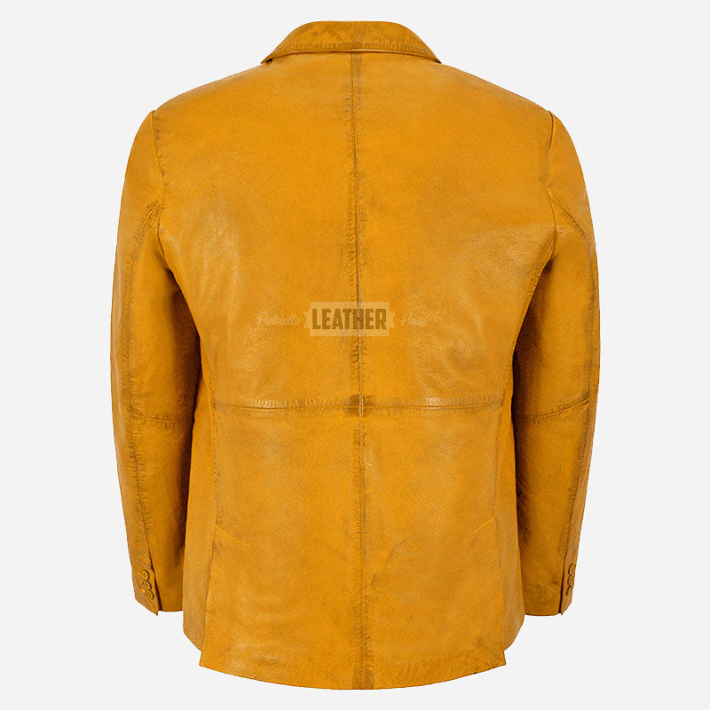 MALRIN Men's Leather Blazers