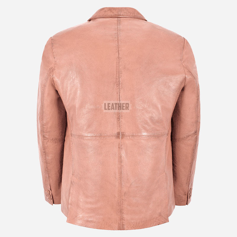 MALRIN Men's Leather Blazers