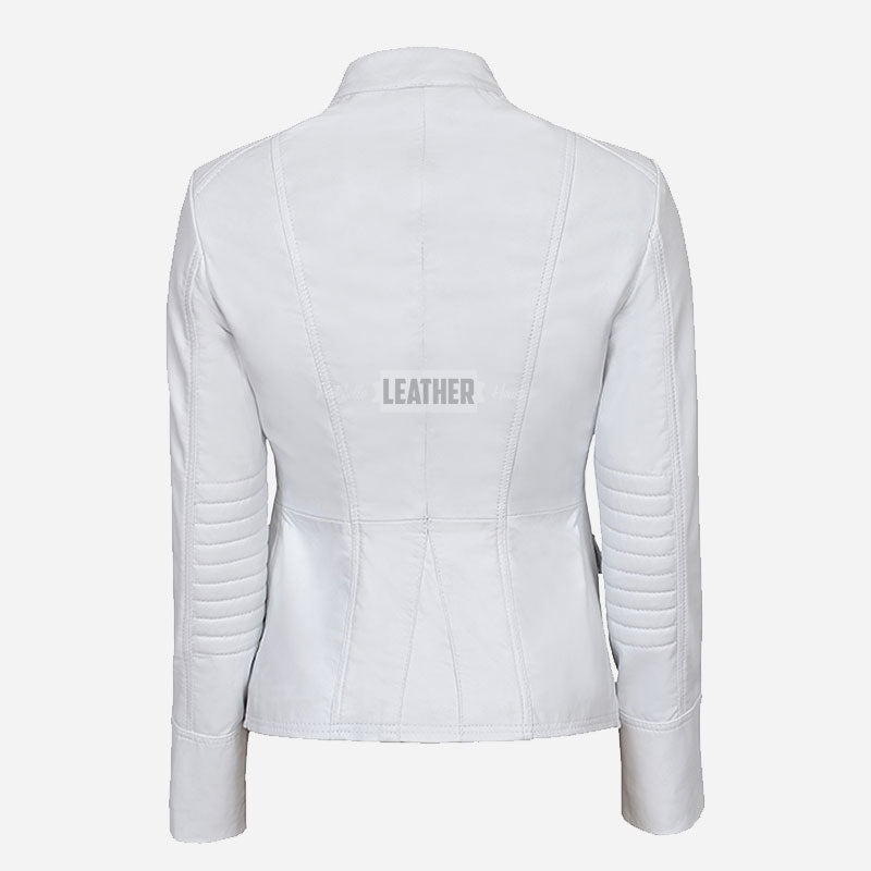 AERYNIX Women's Studded Leather Jacket