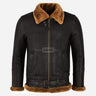 WESTLEIGH B3 Sheepskin Aviator Jacket Brown & Ginger