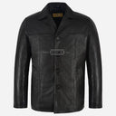 VARGARD Leather Military Style Coat