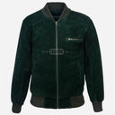 PRESCOTT Men's Suede Flight Bomber Jacket