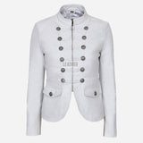 AERYNIX Women's Studded Leather Jacket