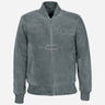 PRESCOTT Men's Suede Flight Bomber Jacket
